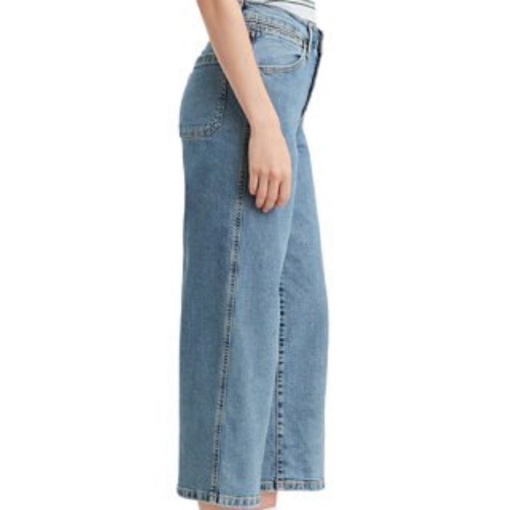 Levi's Women's Mile High Cropped Wide Leg Jeans - Picture 3 of 4